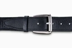 Mephisto Buckle Up Belt - Black(Buckle Up Belt Black) -Mephisto Black Belt FlatLay