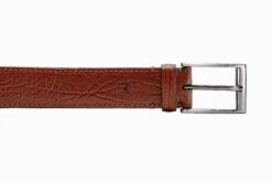 Mephisto Match Belt - Brown(Match Belt Brown) -Mephisto BrownWavyLeather2