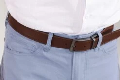 Mephisto Double Take Belt - Black/Brown(Double Take Black Brown) -Mephisto DOUBLETAKEBROWNBELT