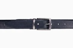 Mephisto Double Take Belt - Black/Brown(Double Take Black Brown) -Mephisto SmoothBlackLeather2 2