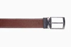 Mephisto Double Take Belt - Black/Brown(Double Take Black Brown) -Mephisto SmoothBlackLeather REVERSE2